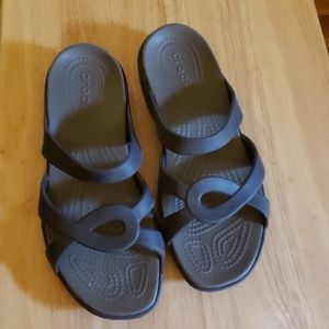 Crocs Women's Meleen Twist Sandal  Brown